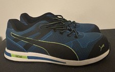 Puma Safety Trainers Safety Shoes Blaze Knit Low Blue Composite  UK SIZE 11