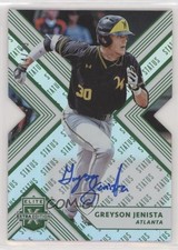 2018 Elite Extra Edition Status Emerald Die-Cut 14/25 Greyson Jenista Auto 0d4