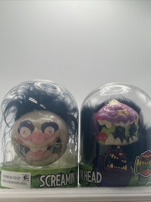 MADBALLS Hairy Monster Ball HORN HEAD, Screamin Meemie Series 1 Unleashed X2