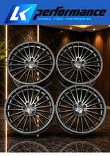 19" Veemann VFS36 Gloss Graphite Alloy Wheels Fit Audi A4 A5 A6 A7 Q5