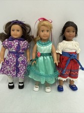 American Girl Mini Dolls 6 Lot 3 Mary Ellen Special Edition Rebecca Ruthie