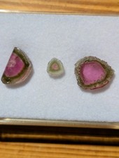 Watermelon Tourmaline Slice 3-Pack, 11.2+ car...