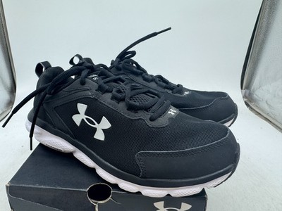 Under Armour Charged Assert 9 Sneaker Mens Black Athletic Shoes - 7.5 EXTRA WIDE