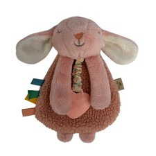 Itzy Ritzy Ritzy Pal Bunny Lovey Plush Teether Crinkle Ribbon Security Blanket