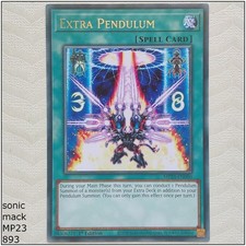 Extra Pendulum - MP23-EN090 - Rare 1st Edition Yugioh