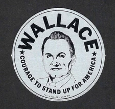 Wallace Presidential Campaign - Anti Humphrey and Nixon Two Sided Token