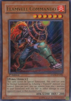Flamvell Commando - ANPR-EN086 - Ultra Rare - Unlimited Edition - Lightly Played