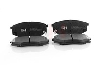 GH Bremsbelagsatz, Scheibenbremse GH-411324 FüR Hyundai KIA