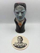 Tiki Mug- Zacherley Shock TV Horror Host By Tiki Bone With Coaster- Rare Monster