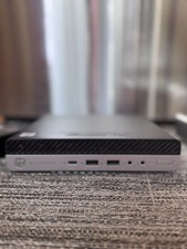 HP EliteDesk 800 G3 I5-6500T 8GB RAM Mini Desktop Black With Mount