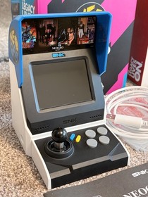 NEO GEO MINI SNK 40th ANNIVERSARY CONSOLE with OFFICIAL X PAD ALL BOXED 40 GAMES
