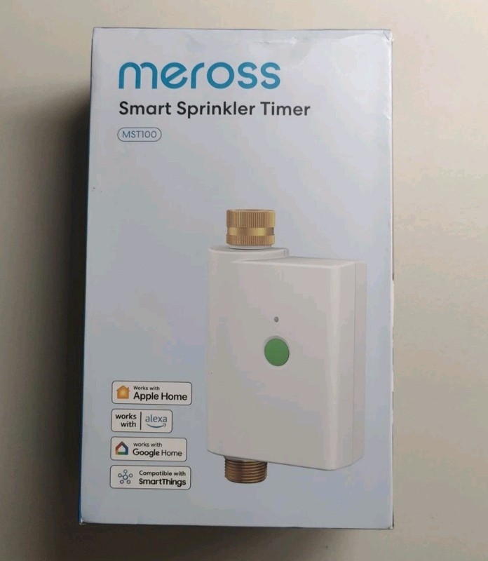 Meross Smart Sprinkler Timer, Model MST100 works w/ Apple Home, Google Home