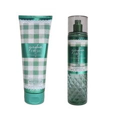 NEW Bath and Body Works GINGHAM FRESH Ultimate Hydration Body Cream 8 oz Mist