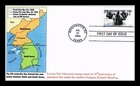 US COVER KOREAN WAR VETERANS MEMORIAL FIRST DAY ISSUE GG CACHET