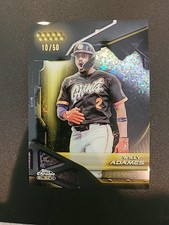 Topps 2026 Chrome Black Willy Adames Giants #158 GOLD mini Diamond Serial #/50