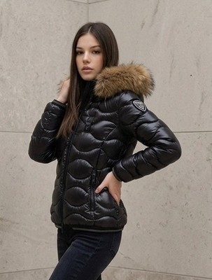 Blauer Women's Black Glitter Jacket
