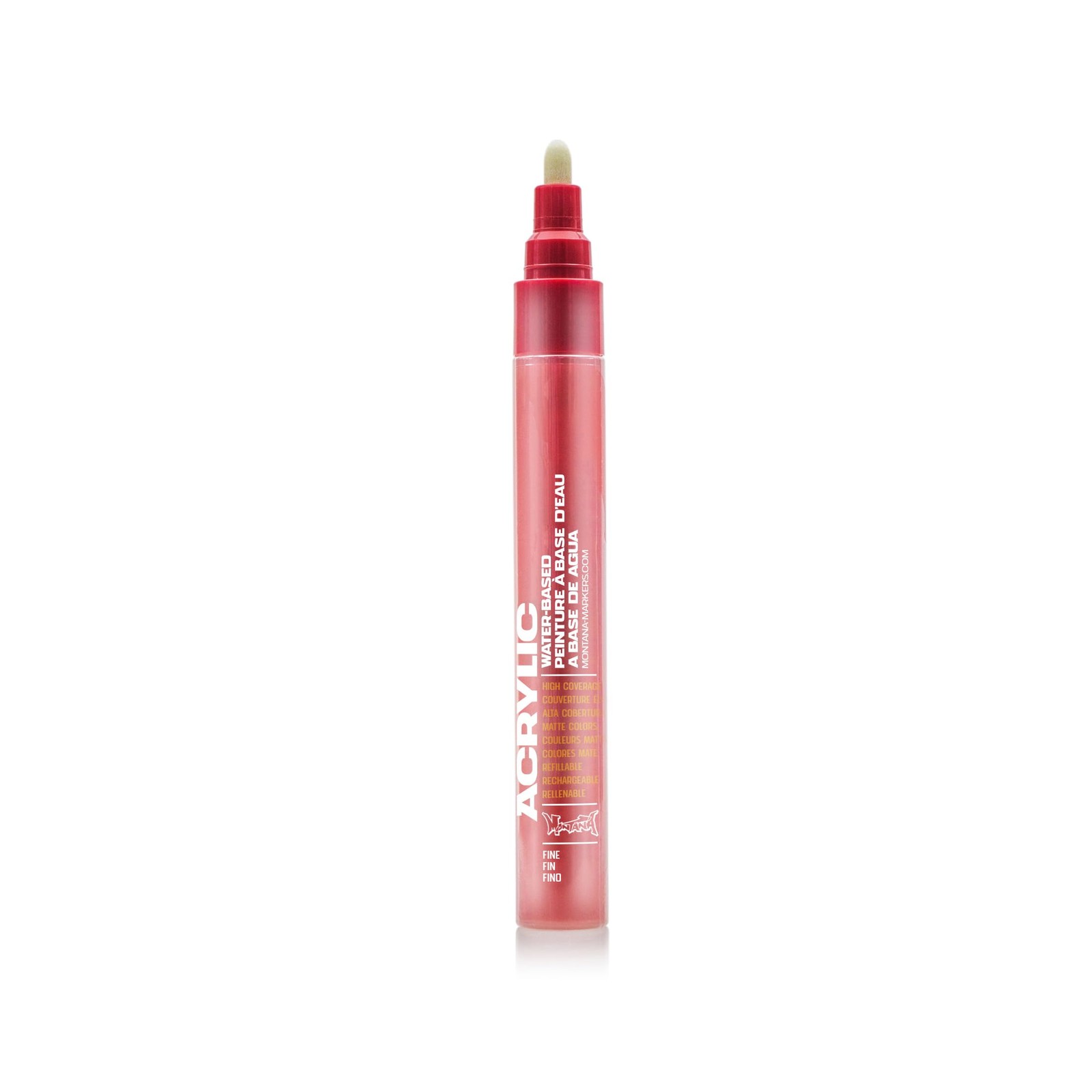 1 PCS Montana Acrylic Paint Marker 2mm Fine Nib Shock Red Il