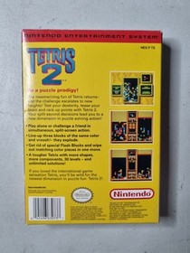 Tetris 2 NES (Nintendo Entertainment System) CIB Complete w/ Inserts