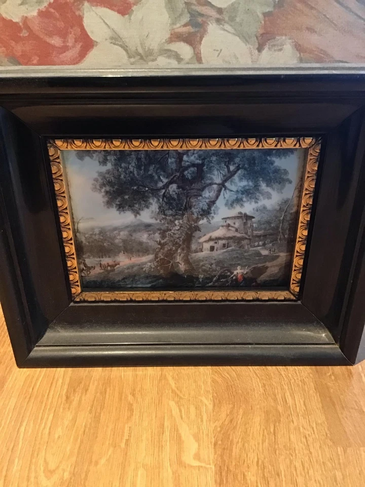 Tableau Helca émaux d'art martelé à la main. Auteur Diziani - Photo 1/2