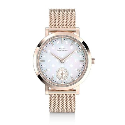 REVEL U-TREASURE Armbanduhr Edelstahl Damen 50 m Wasserdicht Japanisches Quarz