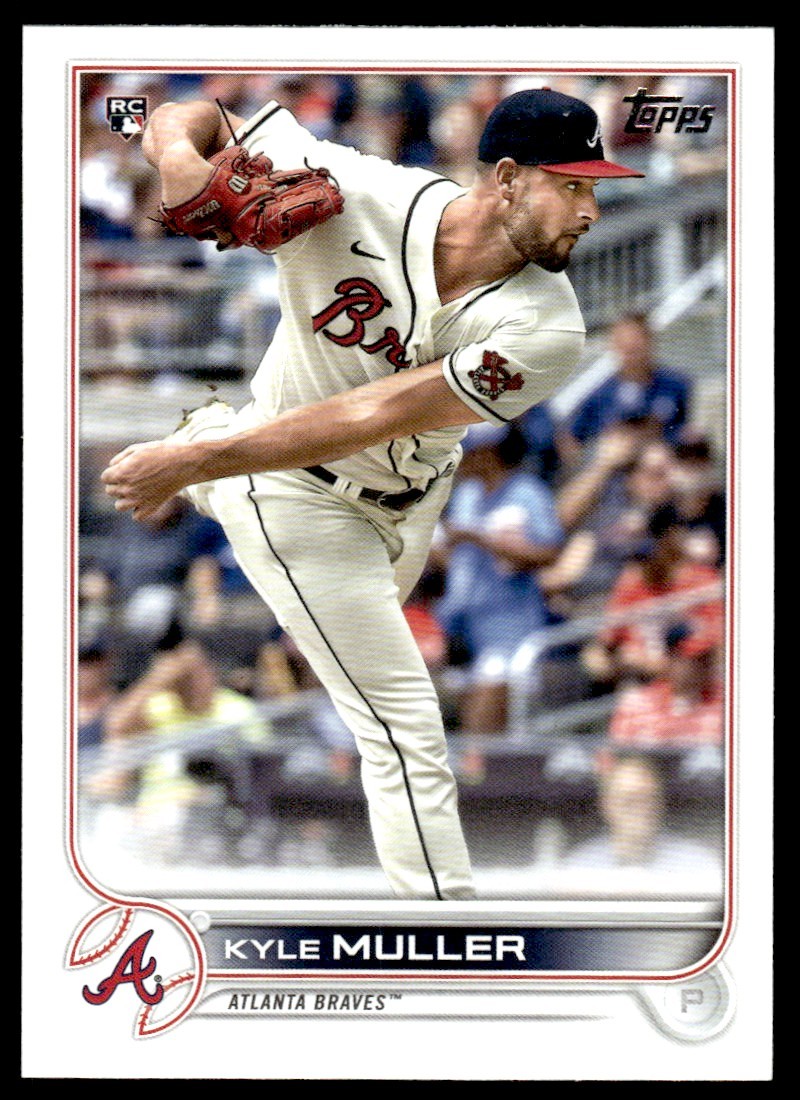 2022 Topps Baseball Card Kyle Muller Atlanta Braves #30