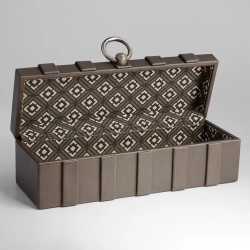 Cyan Design 11909 Drake 14 X 4.5 inch Smoked Gray Box - Picture 2 of 5