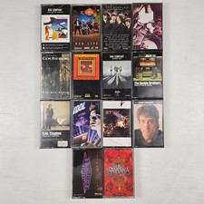 Classic Rock Cassette Tape Lot Beatles Styx Steppenwolf Bad Company Tesla Idol