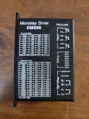 Digital Microstep Motor Driver - DM556 - Metal PCB Black Controller