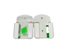2PCS Wall Mount Remote Control Holder TV AC Remote Organizer