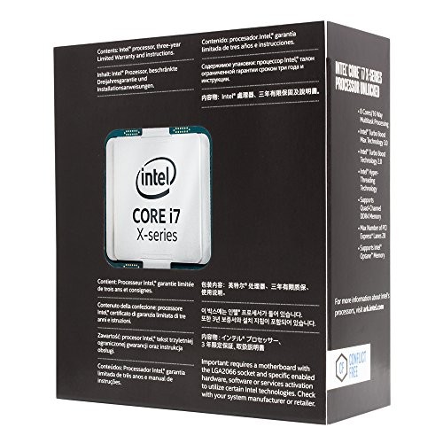 Intel Intel CPU Core i7-7820X 3.6GHz 11M cache 8 cores / 16 threads LGA2066 BX80 - Picture 4 of 4
