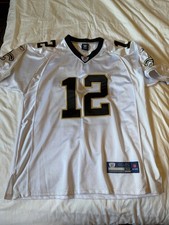New Orleans Saints Authentic White Marques Colston Jersey On Field Jersey Sz 52