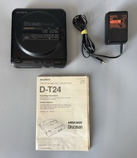 Must Read Sony Discman CD/Radio Player D-T24 Tested/Working w/ Defect