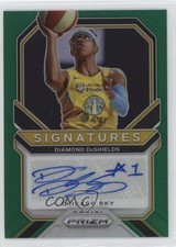 2021 Panini Prizm WNBA Signatures Green Diamond DeShields #SG-DDS Auto b2g
