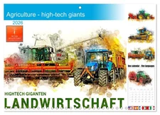 Agriculture - high-tech giants (Monthly Wall Calendar 2026 11.7" x 16.5" (open))