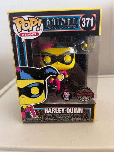 Funko Pop Vinyl Batman The Animated Series #371 Harley Quinn Blacklight
