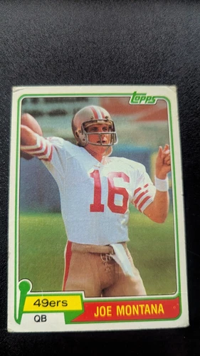 1981 Topps Joe Montana #216 RC HOF