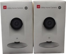 2x Yi 1080p Home Camera White Full Hd Wifi Smart Security Works With Alexa