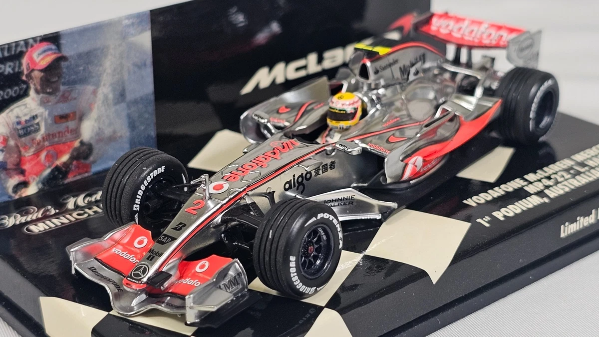 MINICHAMPS 1:43 Diecast Formula 1 Cars 2007 Vehicle Year for sale