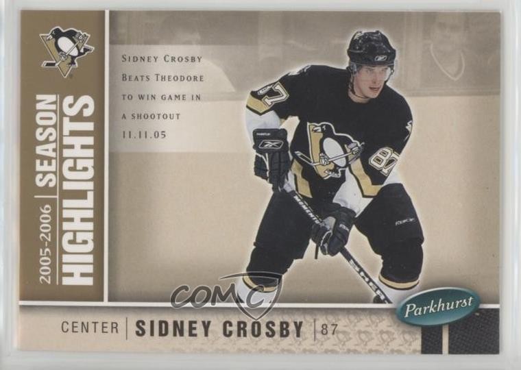 2005-06 Parkhurst Season Highlights Sidney Crosby #593 05u8