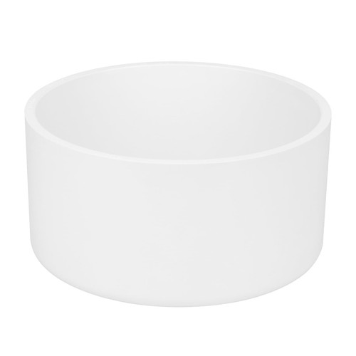 8" Schedule 40 PVC Pipe Socket End Cap White Furniture Grade Fitting