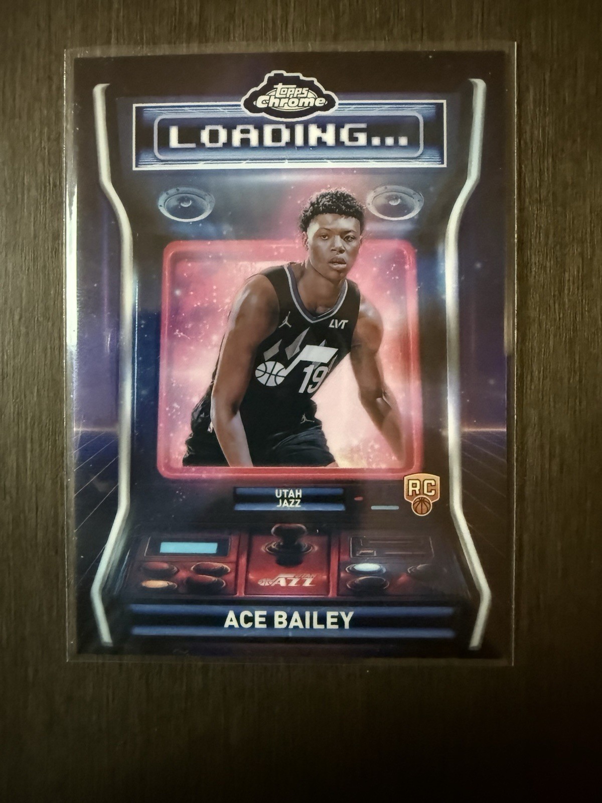 2025-26 Topps Chrome Basketball Ace Bailey LOADING Refractor SP Rookie Jazz