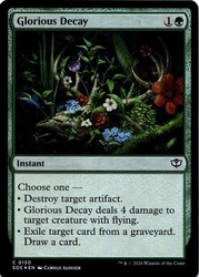 Glorious Decay #150 Foil Secrets of Strixhaven MTG