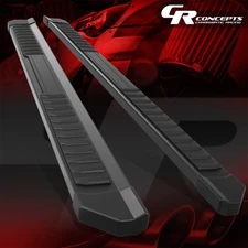 Black 6" Side Step Bar Running Boards for 2022-2024 Ford F150 Super Crew Cab