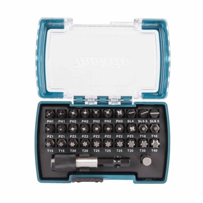 Makita D-74762 32 Piece Screwdriver Drill Bit Set for sale online 