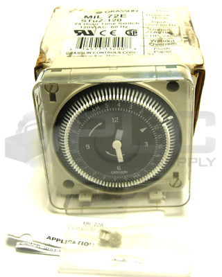 NEW GRASSLIN MIL72ESTUZ-120 24 HOUR TIME SWITCH