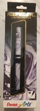 PENTEL Limited Edition POCKET BRUSH Pen White Marble