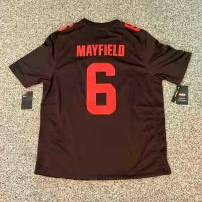 NFL NIKE MAYFIELD ゲームシャツ Men's Nike Baker Mayfield Orange Tampa Bay Buccaneers Throwback
