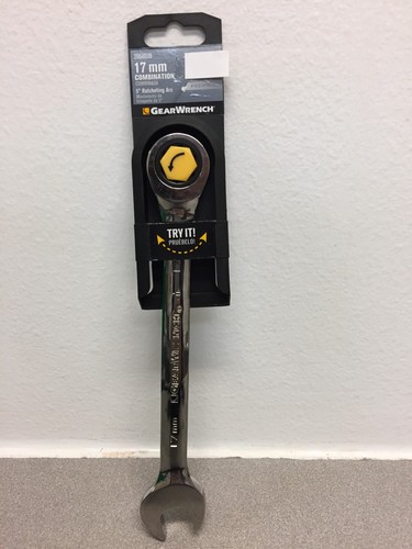 GEARWRENCH Schlagmutternschlüssel 16x18 Mm – Robust, Gekröpft, Chrom-Finish, Für Harte Einsätze