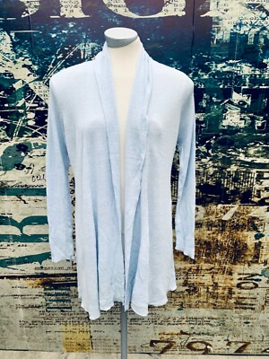 Sale EILEEN FISHER Gr:MOrgio Leinen Strickjacke vorne offen