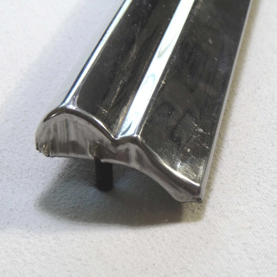 Oldsmobile Super 88 Master Deluxe 1953 2 puertas diestro Qtr moldura de acero inoxidable GM #4618025 Foto 3 de 4